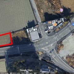 春野町弘岡下弘田　第一種農地　県道沿い　74坪　200万円