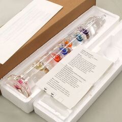 ガリレオ温度計 7球 高さ30cm 18～24℃ インテリア 札幌市 清田区 平岡の画像