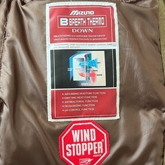 ミズノ　イエローナイフ　ダウンジャケットの画像