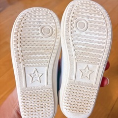 子供 15cm 上履き ホワイト 白 室内履き 子ども キッズ 幼稚園 保育園の画像