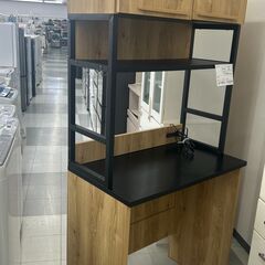 ★リユースのサカイ千葉中央店★  レンジ台 ブラウン H187×D47×W83 クリーニング済み TC5640の画像