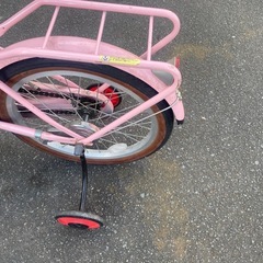子供用自転車18インチ　補助輪付き　リサイクルショップ宮崎屋佐土原店R7.12.6の画像
