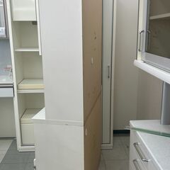 ★リユースのサカイ千葉中央店★  レンジボード ホワイト H201×D43×W100 クリーニング済み TC5641の画像