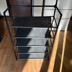 靴収納 物かけの画像