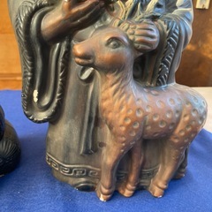 おじさんの置物の画像