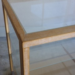 ガラスのショーケースの画像