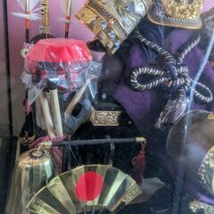 五月人形兜ケース飾りの画像