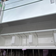 【ほぼ新品】【洗面鏡】LED三面鏡の画像