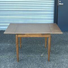 店頭引き渡し 中古 千趣会 伸縮テーブル 木製 デスク 家具の画像