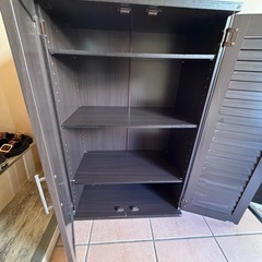 ダークブラウン靴箱⭐️の画像