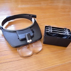 【引渡し12/14まで】アイアン ライト付きヘッドルーペバイザーの画像