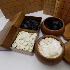 囲碁・将棋セット　駒数未チェック　【非対面取引です】の画像