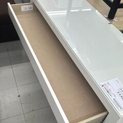 ★リユースのサカイ千葉中央店★  デスク ホワイト H79×D41×W120 クリーニング済み TC5647の画像