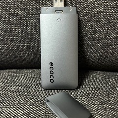 新品未使用　ecoco USB型 スティック Wi-Fi TD10 グレーの画像