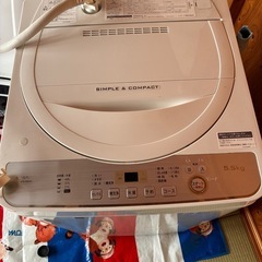 シャープ洗濯機と乾燥機(My Wave)の画像