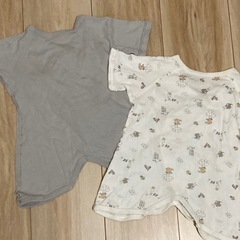 ベビー　コンビ肌着　50〜60　まとめ売り　6枚セット　ユニクロ　バースデイの画像