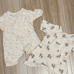 ベビー　コンビ肌着　50〜60　まとめ売り　6枚セット　ユニクロ　バースデイの画像