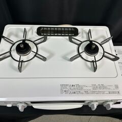 【動作保証あり】Rinnai HOWARO 2021年 ET34NJH4A2-W5 都市ガステーブル 横幅56cm アンティークブルー【管理KRG248】の画像