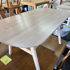 【ジャングル深井店】★ダイニングテーブル ナチュラル イケア テ...