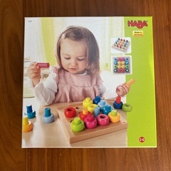 HABA カラーリングのペグ遊び ペグさしの画像