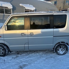 エブリィワゴン！4WD！社外オーディオ！の画像