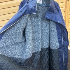 高83ベンチコート ミズノ スポーツ観戦 紺色 Mサイズの画像