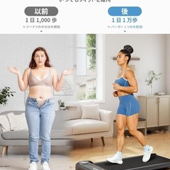 ルームランナー 折りたたみ トレッドミル ランニングマシン 傾斜機能の画像