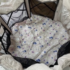 ムーミン洗えてたためる ポータブルベビーサークルの画像