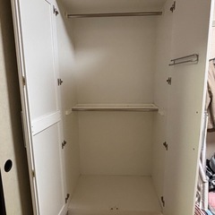 ミラー付きワードローブ　※12/20前後で締め切りの画像