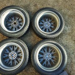 スタッドレスタイヤ 18インチ 30系アルファード 純正ホイール 9部山以上の画像