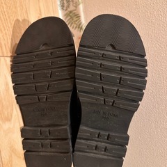 【新品 】ELLEPLANETE スエードブーツ　23.0cm ブラックの画像