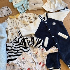 ベビー ロンパース長袖 美品60~70 まとめ売り 出産準備の画像