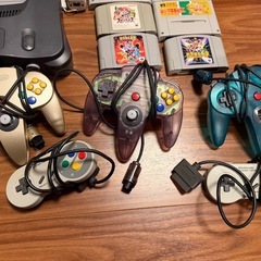 任天堂レトロゲーム まとめ売り｜任天堂64・Wii 本体＋ソフト多数【ジャンク】の画像