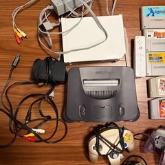 任天堂レトロゲーム まとめ売り｜任天堂64・Wii 本体＋ソフト多数【ジャンク】の画像