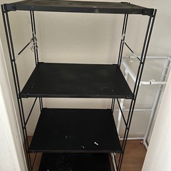 無印　スチールユニットシェルフ　2セットの画像
