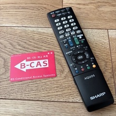 SHARP AQUOS 32V 液晶テレビ（LC-32J9）動作良好・軽い画面傷あり・リモコン付き の画像