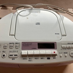 【御商談中】美品！持ち運び可能なCDラジカセを！の画像