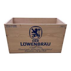 【レガストック川崎本店】LOWENBRAU レーベンブロイ ウッドボックス 木箱 ヴィンテージの画像