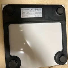 chocoZAP 体重計 ホワイトの画像