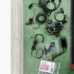 AKEEYO バイク用ドライブレコーダー　前後2カメラ　GPSの画像