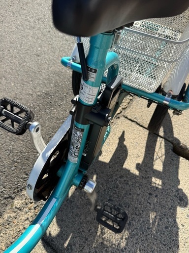 MIMUGO/ミムゴ 電動三輪自転車 MG-TRM18MINI(アシらくミニ)/電動アシスト 18インチ(前輪18/後輪14インチ)/