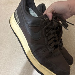 【NIKE】28.5センチ　air force oneブラウン　GORE-TEXの画像