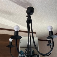 最終値下げ　IKEA シャンデリア様ライトの画像