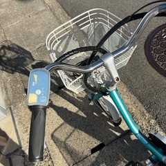 MIMUGO/ミムゴ 電動三輪自転車 MG-TRM18MINI(アシらくミニ)/電動アシスト 18インチ(前輪18/後輪14インチ)/充電器付き/動作確認済みの画像