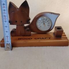 温度計付き ペン立て 2の画像