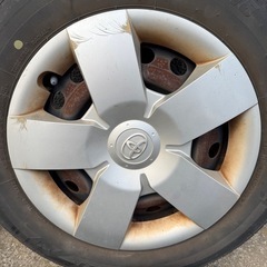 トヨタ 14インチ 5本スポークホイール 4本セットの画像