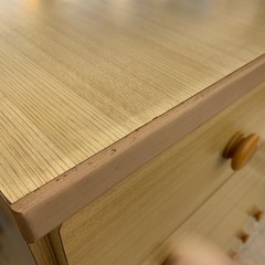 【ジモティー割引で最大15％OFF⭐️】 たんす　7段　ベージュの画像