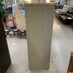 【ジモティー割引で最大15％OFF⭐️】 たんす　7段　ベージュの画像
