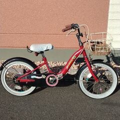 子供用16インチ自転車の画像