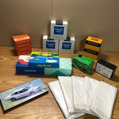 昭和 レトロ サクラカラー マイルドセブン kodak トヨタ JPS フジカラー 初牡丹 ティッシュ/ちりかみ/ポケットティッシュ 等18個まとめ売りの画像